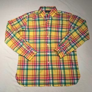 Ralph Lauren pastel plaid button-down